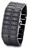 Man's Fashionable LED Digital Waterproof Wrist Watch with Alloy Band Black (OEM) Man's Fashionable LED Digital Waterproof Wrist Watch with Alloy Band Black (OEM)